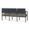 Lesro Lenox 3 Seat Tandem Seating W/ No Center Arms, 64.5 in W 24.5 in L 32 in H LS3101 - alternate 2
